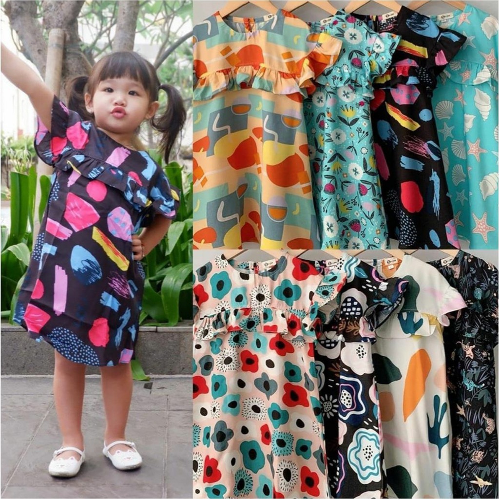 Smilee Dress Rayon Anak