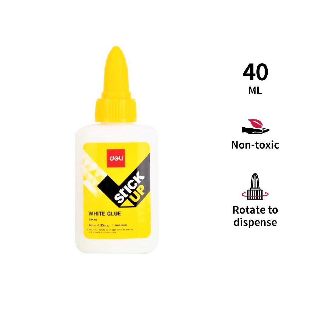 

LEM PUTIH PRAKARYA CAIR 40 ML SERBAGUNA DELI WHITE GLUE