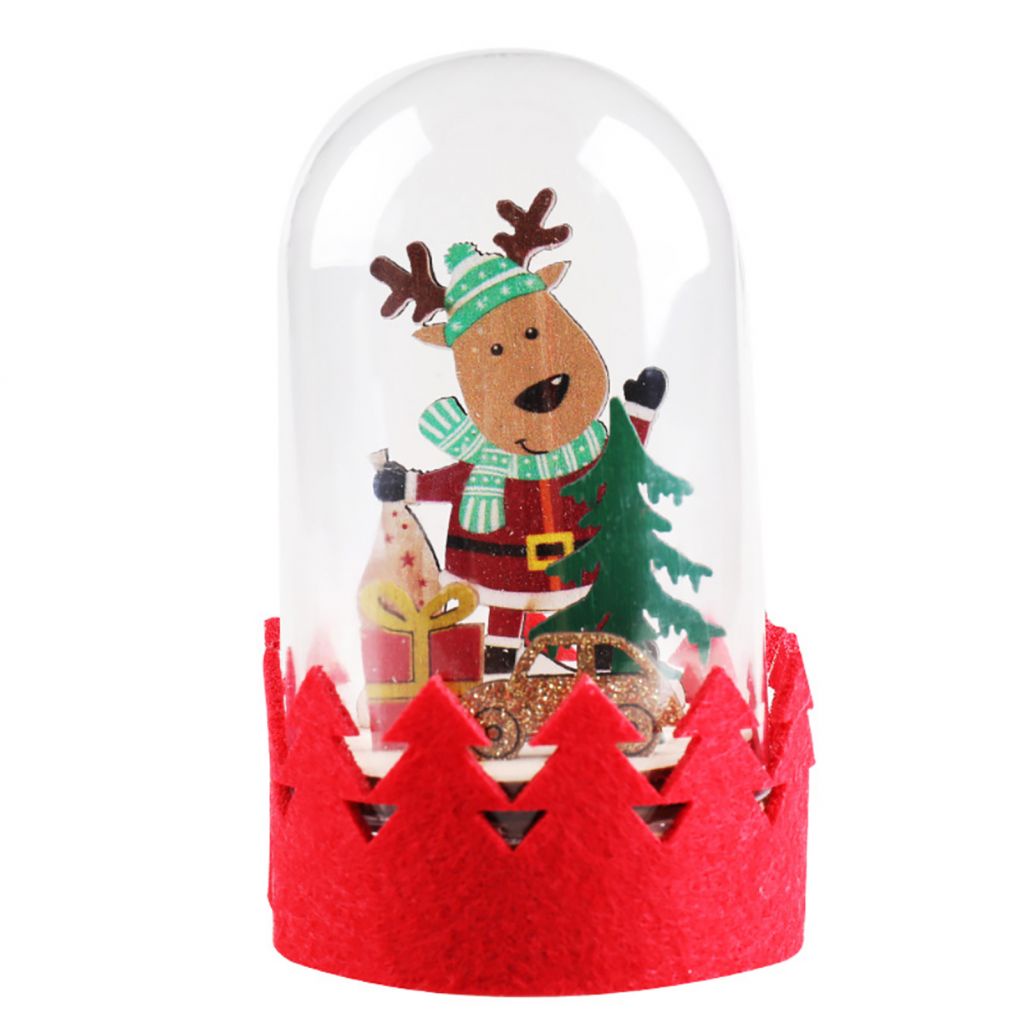 Lampu Led Desain Santa Claus Snowman Deer Untuk Dekorasi Natal