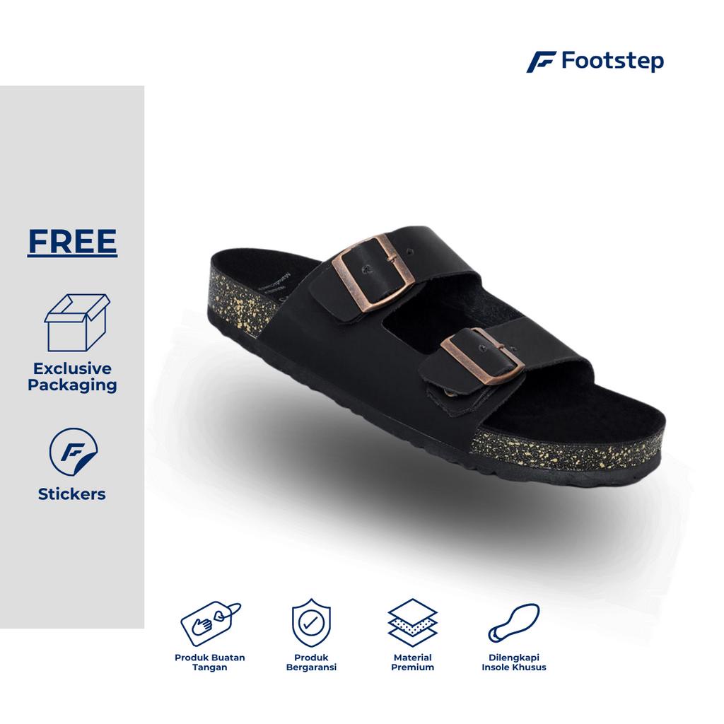 Sandal Jepit Pria Footstep Footwear – Octa Black
