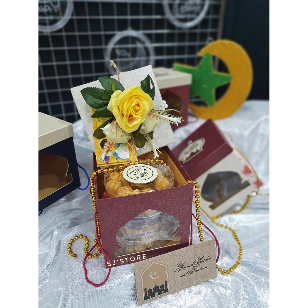

Aksesoris hiasan box toples hampers lebaran idul fitri parcel 2021