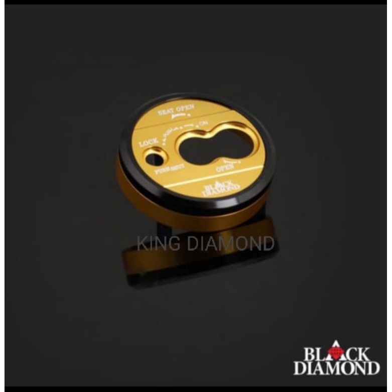 Cover / Tutup Kunci kontak Nmax Lama Black Diamond Best Quality