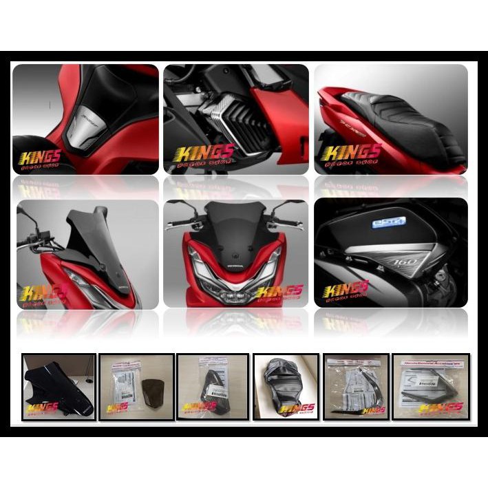 TERLARIS PAKET AKSESORIS HONDA NEW PCX 160 PCX160 ORIGINAL HGP PLUS BONUS !!!!