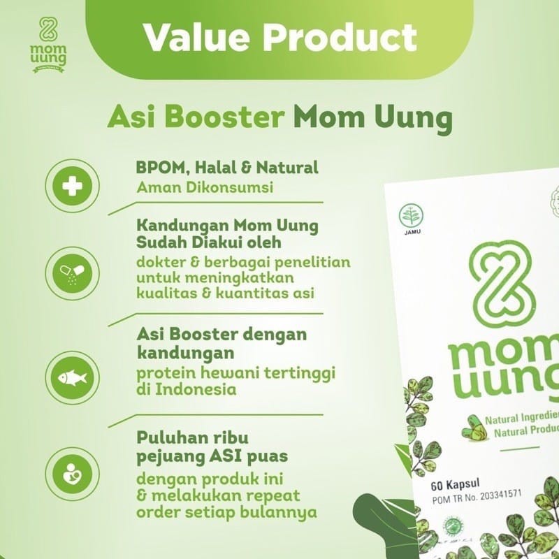 MOM UUNG ASI BOOSTER 30 KAPSUL