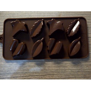 Cetakan Silicone Puding, Coklat, Jelly, Agar, Fondant, Cake : Nature