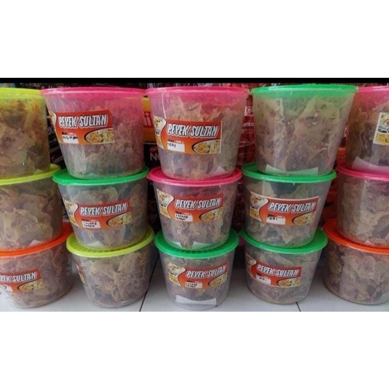 

Peyek premium banyak variant rasa 500 gram kemasan toples besar dan cantik peyek premium