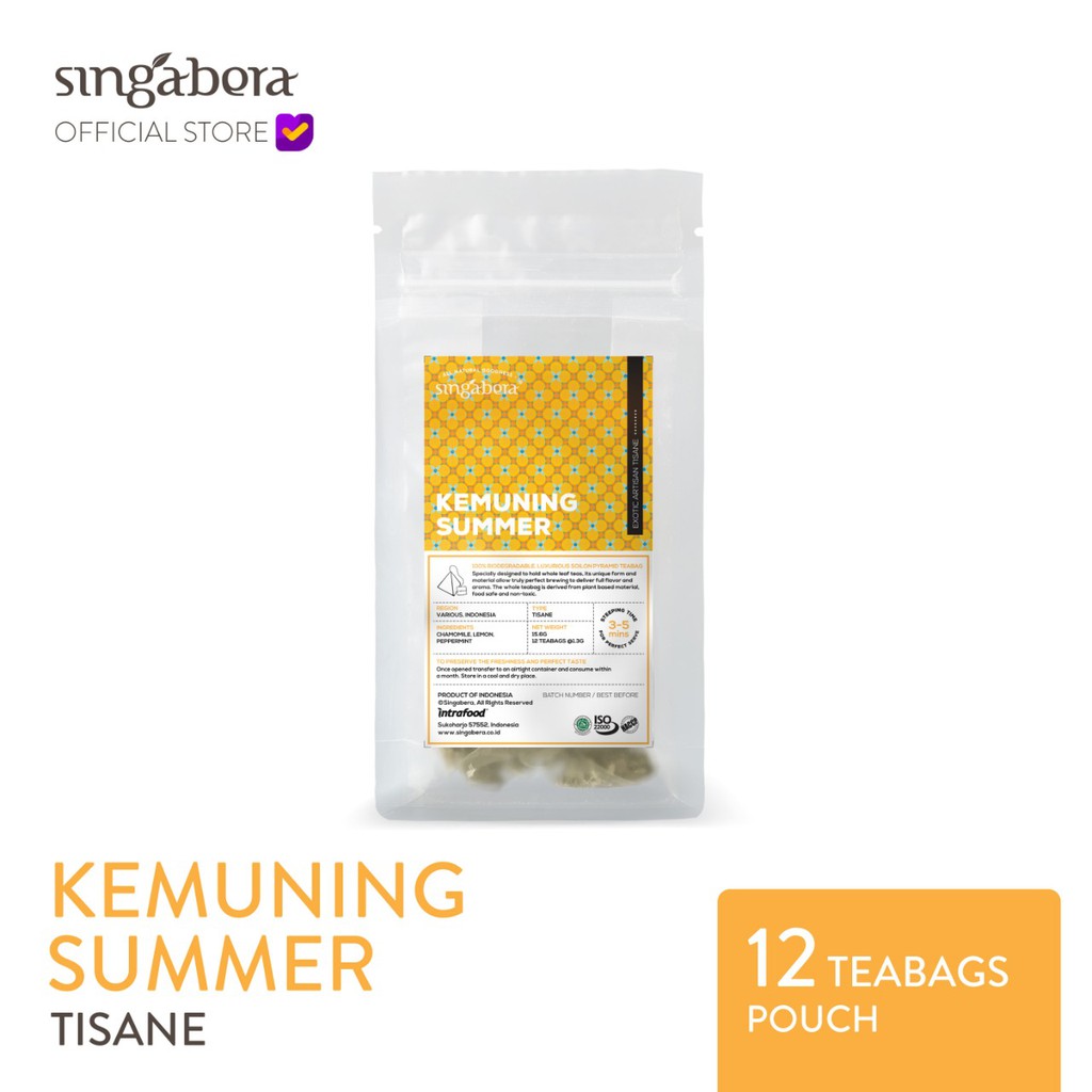 

Singabera Tea & Tisane Kemuning Summer– Calming Tea– 12 teabag