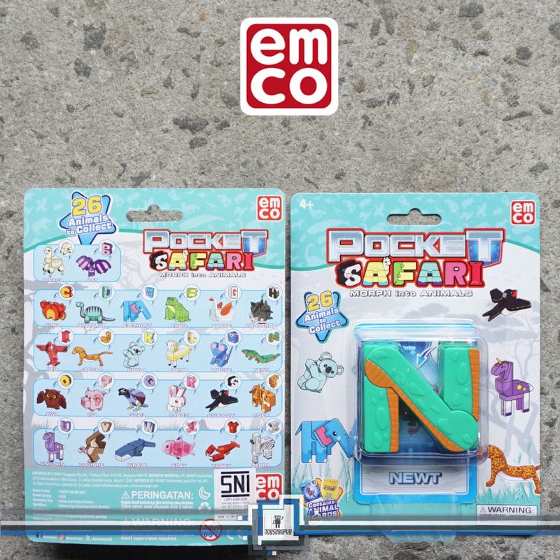 Emco Pocket Safari NEWT Letter N Morphers Robot Animal