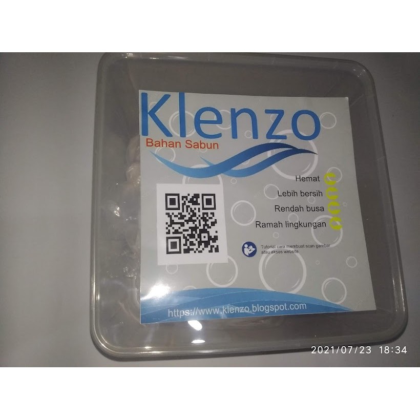 Klenzo Paket Bahan Sabun Deterjen Laundry