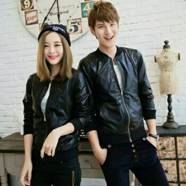 COUPLE JAKET KULIT