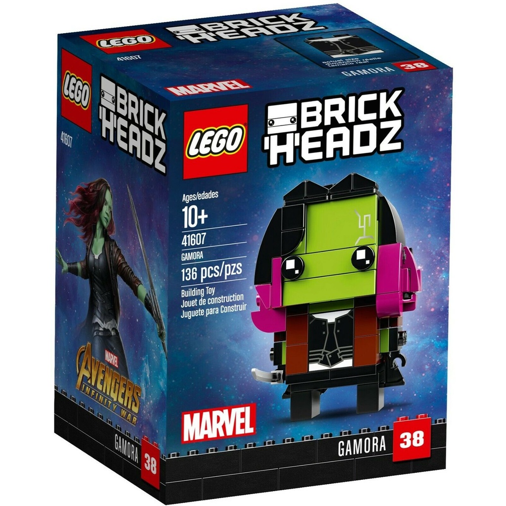 LEGO BrickHeadz - 41607 Gamora Set Building Kid Toy Comic Marvel Avengers The EndGame Movie Brick He