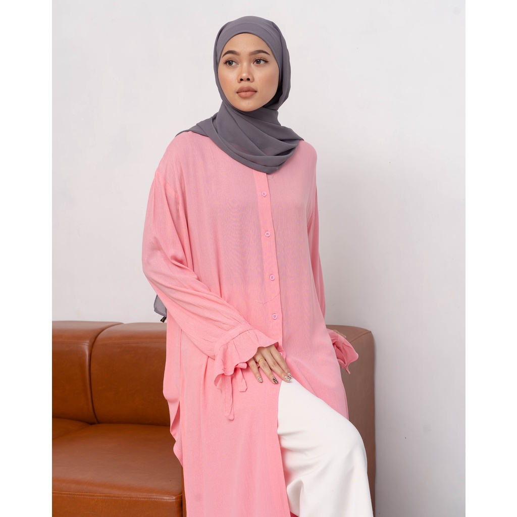 TUNIK DRESS LAUREL RAYON WRINKLE PREMIUM TUNIC B364