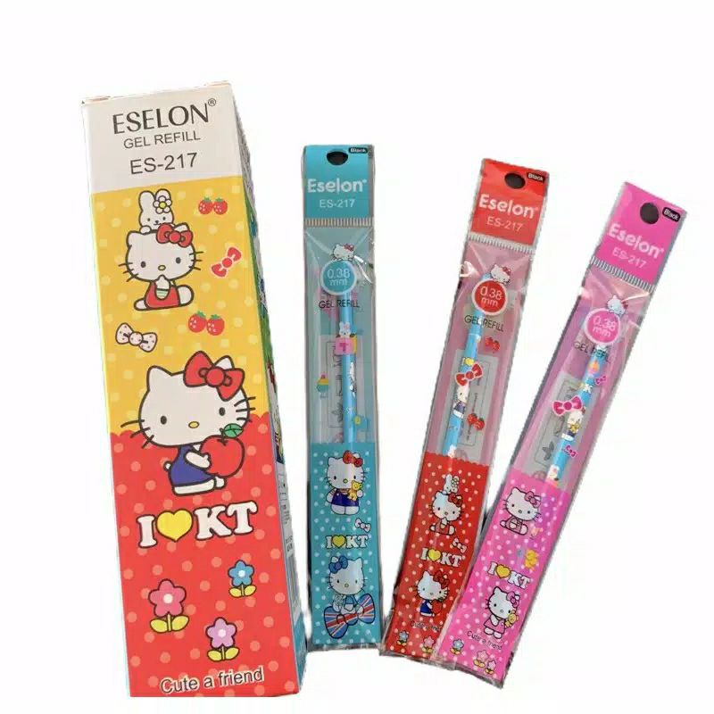 

Isi pulpen isi bolpen Gel Refill 0.38mm