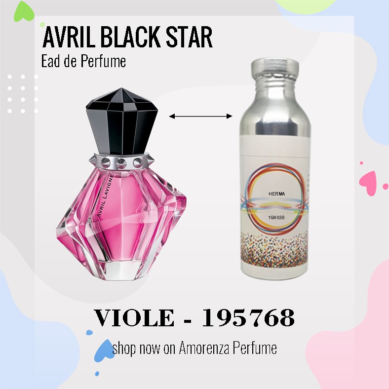 Bibit Parfum Murni AVRIL BLACK STAR - VIOLE Nica Fragrance 250ml Segel Pabrik