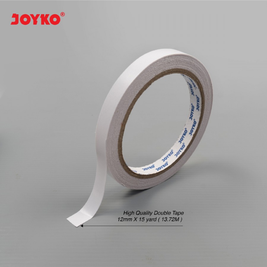 

Double Tape Joyko 1/2 inch ( 12 mm x 15 yard ) – Satuan / Grosir