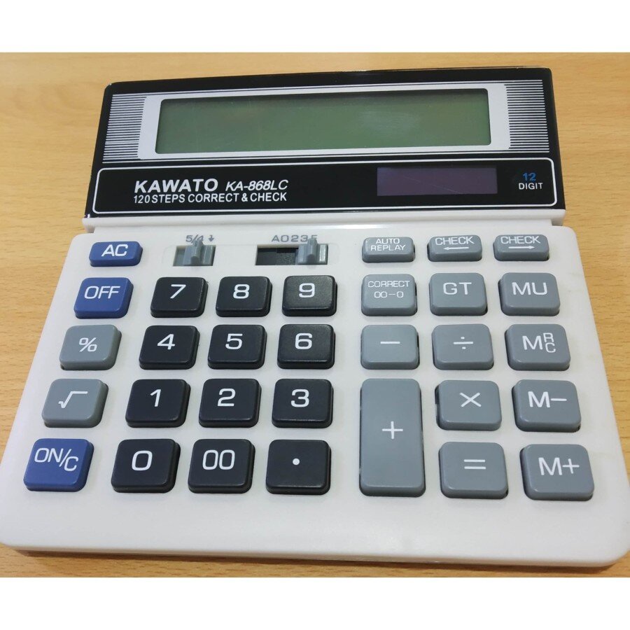

Kalkulator Kawato type KA 868 LC - Calculator Kawato 12 Digit KA 868 L