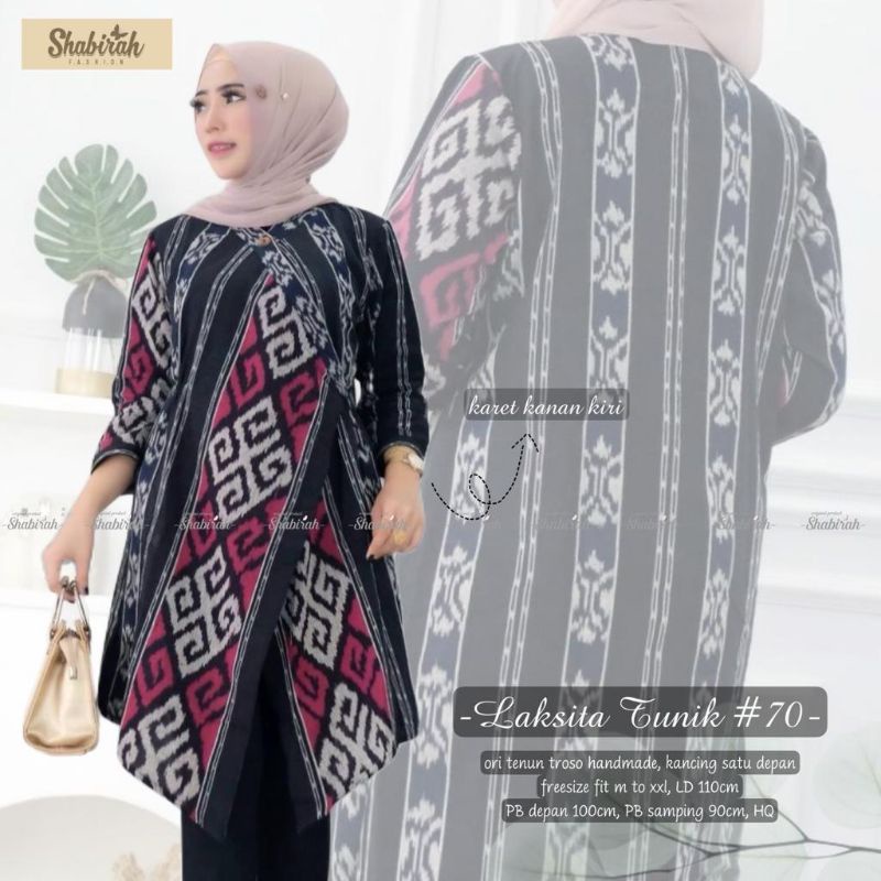 Laksita tunik/atasan by shabirah