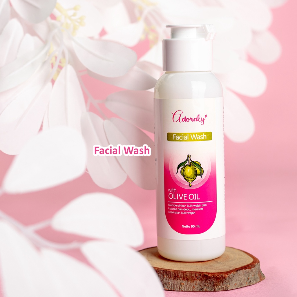 FACIAL WASH BY ADORALY SKINCARE - Facial Wash with Olive Oil (Minyak Zaitun)