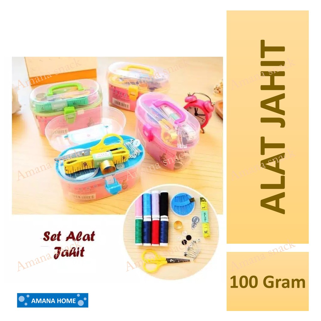 ALAT JAHIT SET LENGKAP (BENANG,JARUM,DLL) SEWING BOX