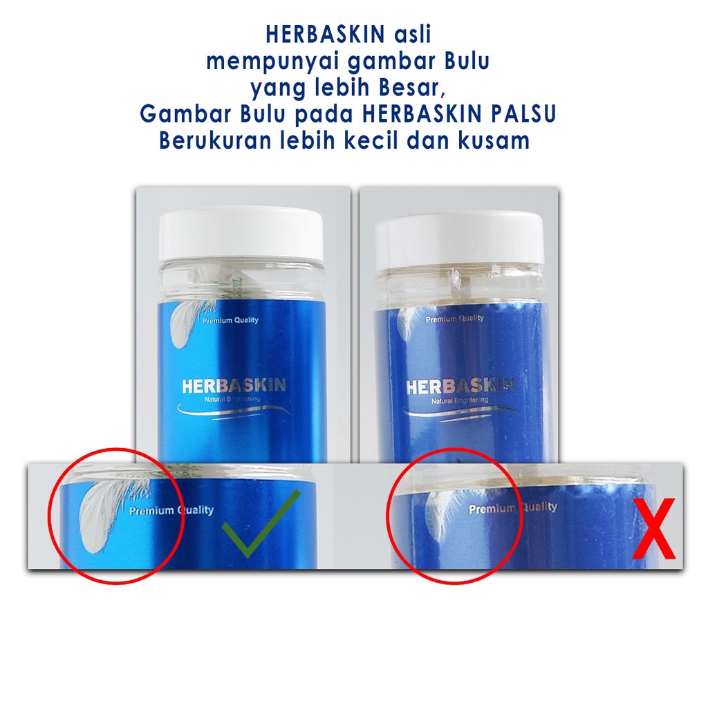 Herbaskin Suplemen Pemutih Badan 100%Original - Natural Brightening Herbal