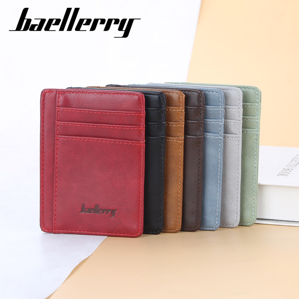 BAELLERRY K9030 Dompet Kartu Wanita Pria Bahan Kulit PU Leather Premium WATCHKITE WKOS