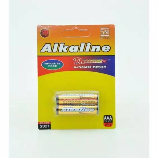 Baterai A3/AAA Dynamax Alkaline LR03 1,5V Original battery alkaline A3