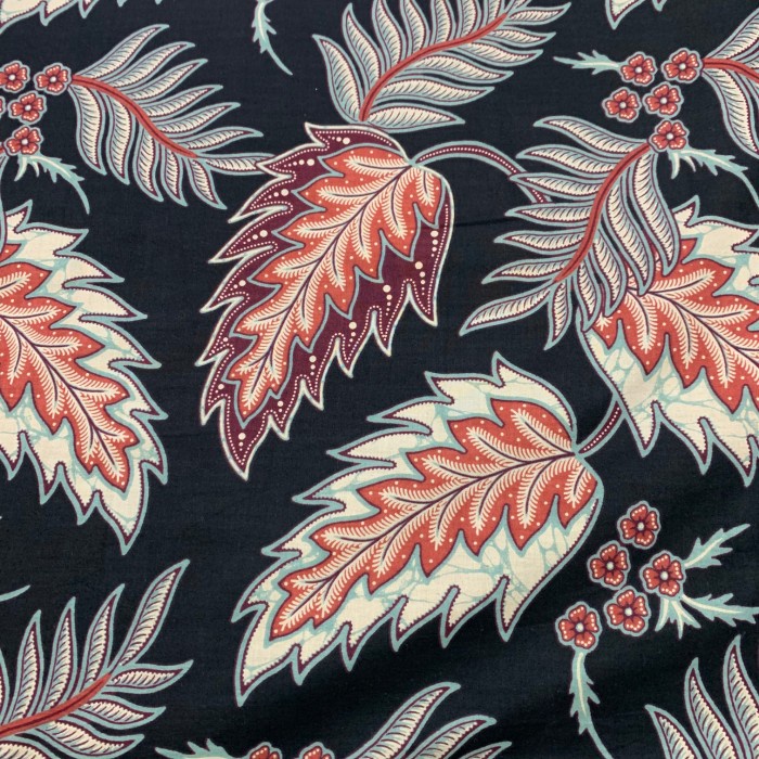 KAIN BATIK KATUN BATURADEN METERAN MOTIF DAUN 001