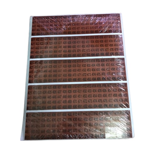 

RB Sticker Angka Warna / Stiker Numbering 1-500