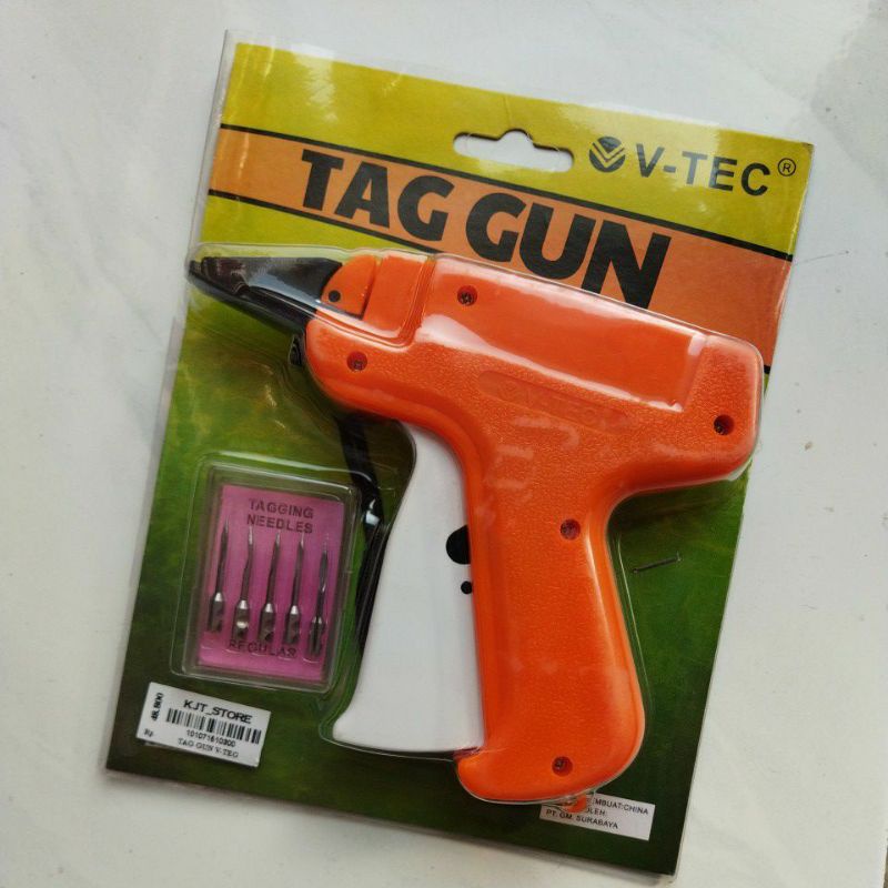 

ALAT TEMBAK LABEL BAJU V-tec FREE 5 JARUM TAG GUN V-TEC TAGGING GUN