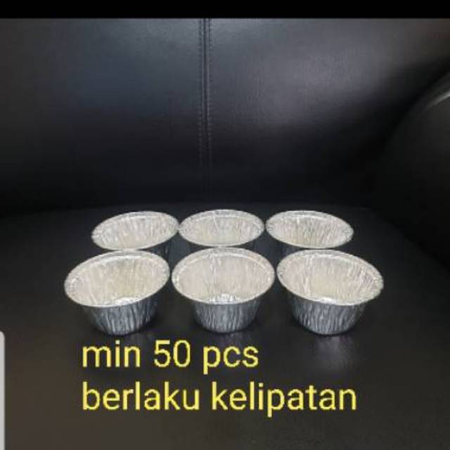 Almunium foil cup eggtart/almunium foil tray 125 ml