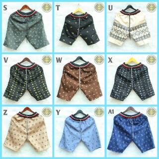 Celpen distro motif Celana  pendek  bawahan pria wanita  