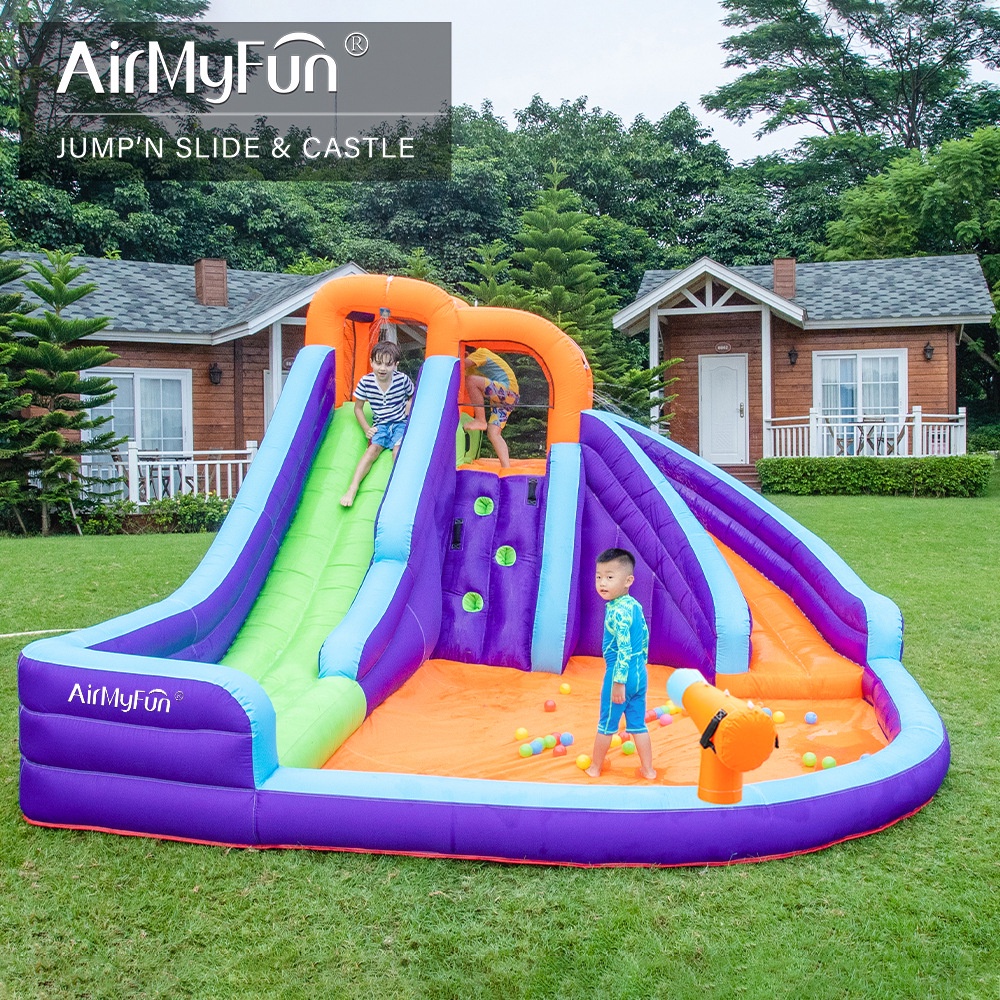 ★Ready & Ada★ kolam renang tiup inflatable castle silde playground perosotan anak Rumah istana balon