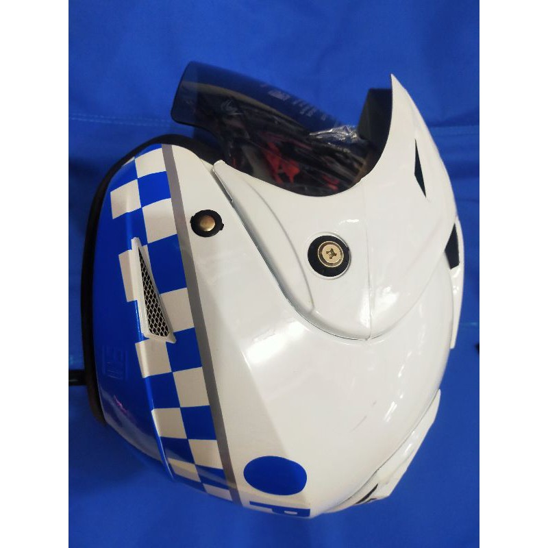 HELM HALF FACE MODEL POLICE SNI