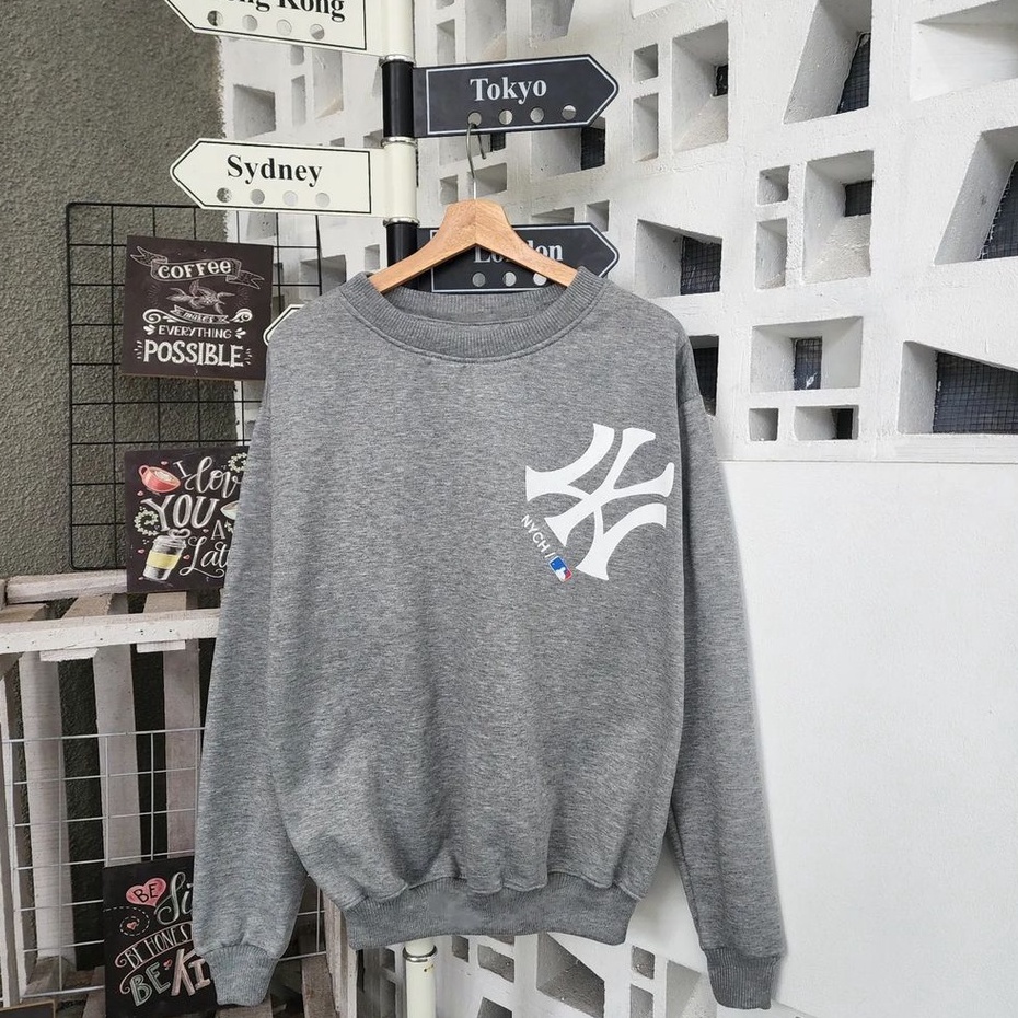 Sweatshirt NYCH Bahan Pleece Korean Style Terbaru