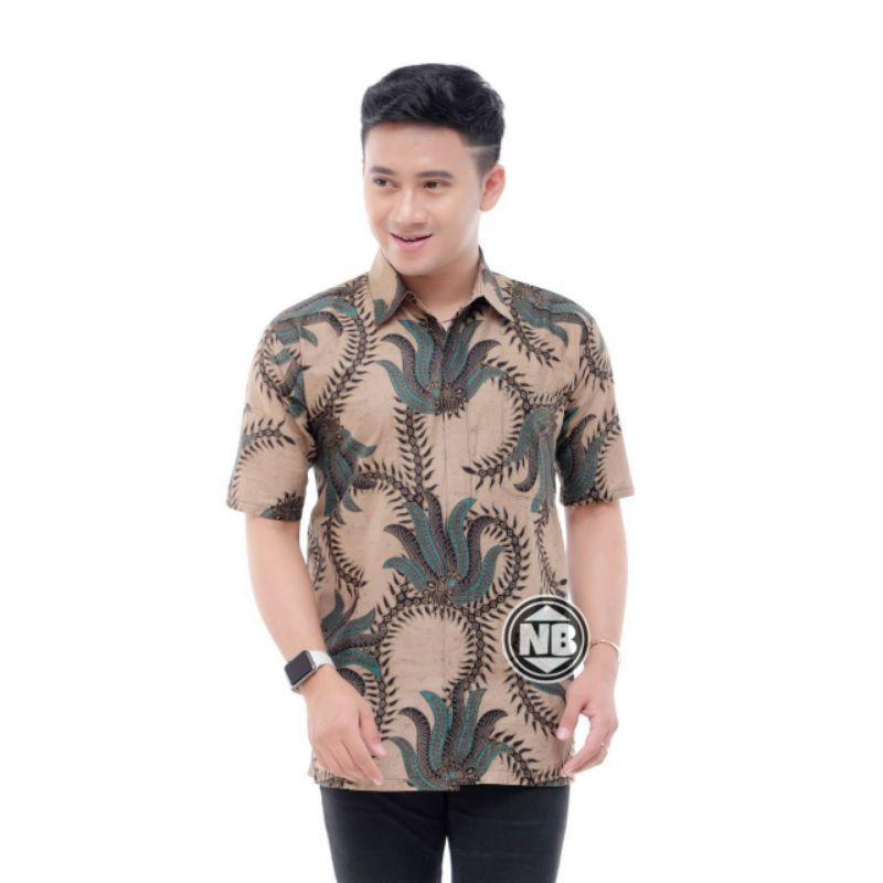 BAJU BATIK PRIA UK XXL KEMEJA BATIK PRIA