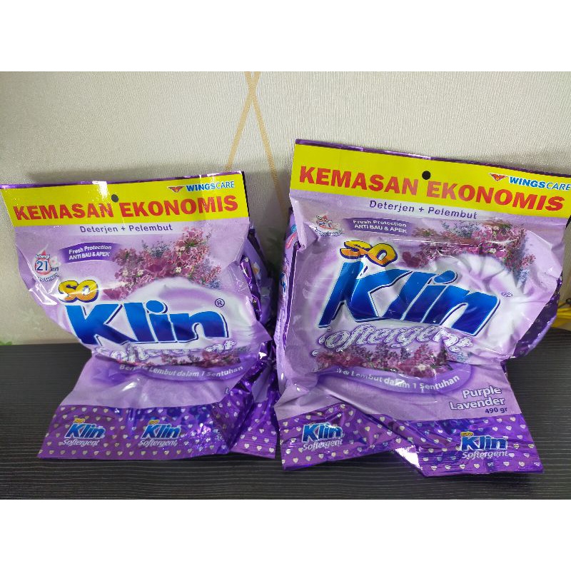 soklin softergent 490gr dpt 2 pcs