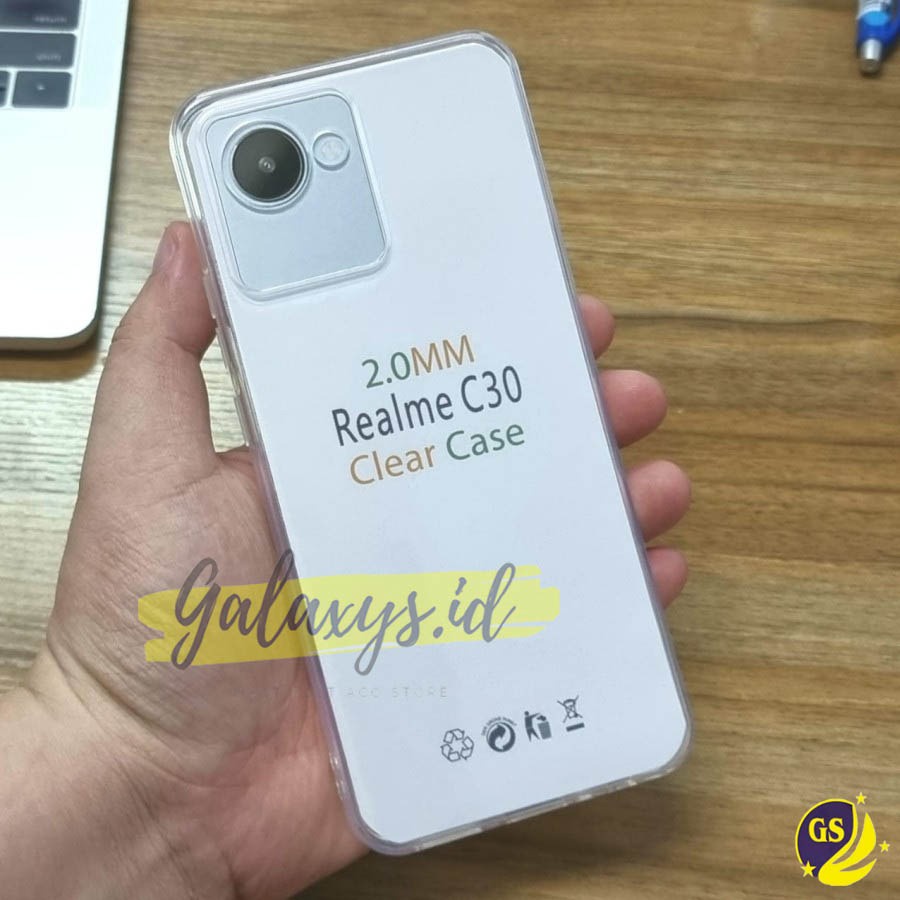 Realme C30 / C35 / C31 2022 / Realme 9I Clear Case Premium 2.0mm TPU Transparan Bening Ultra Casing