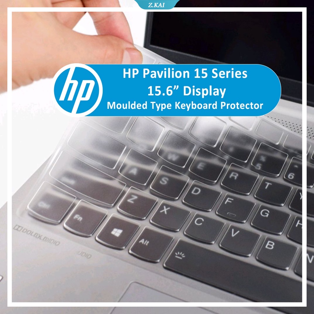 Film Pelindung Keyboard HP Pavilion 15.6 inch Bahan Silikon Tahan Air Dan Debu