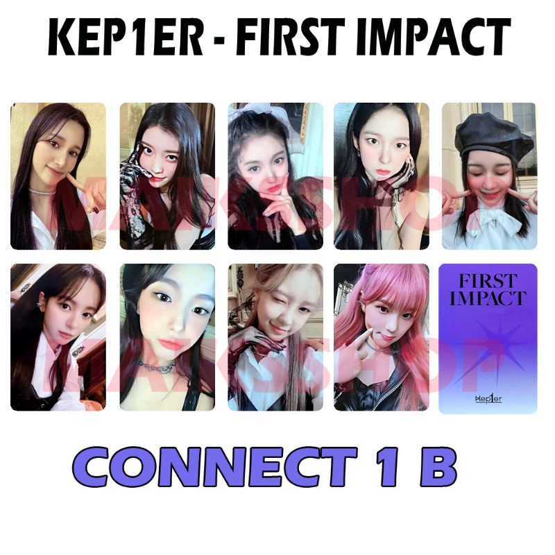 Kep1er First Impact Photocard Kpop