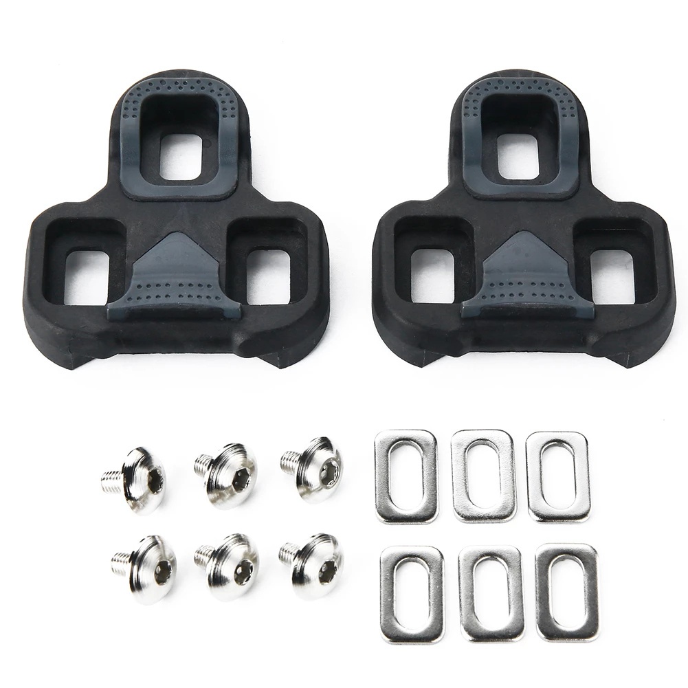 REBUY Road Bike Bike Pedals Cleats Bike Accessories Bicycle Pedal Cleat Self-Locking Pedal Ultralight Cycling Cleats Mountain Bike Black Compatible With LOOK KEO/Multicolor