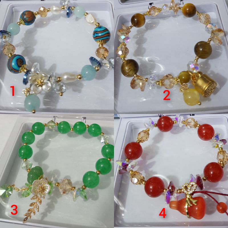 Gelang Batu Kristal Giok GK0101