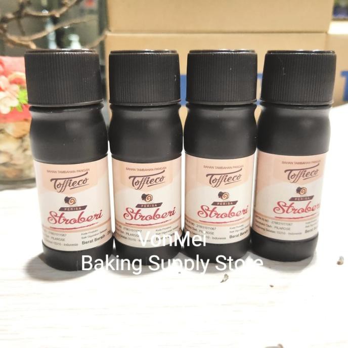 

Big Sale TOFFIECO Perisa Perasa Strawberry Stroberi Essence Flavour 25 gr Wangi Big Sale
