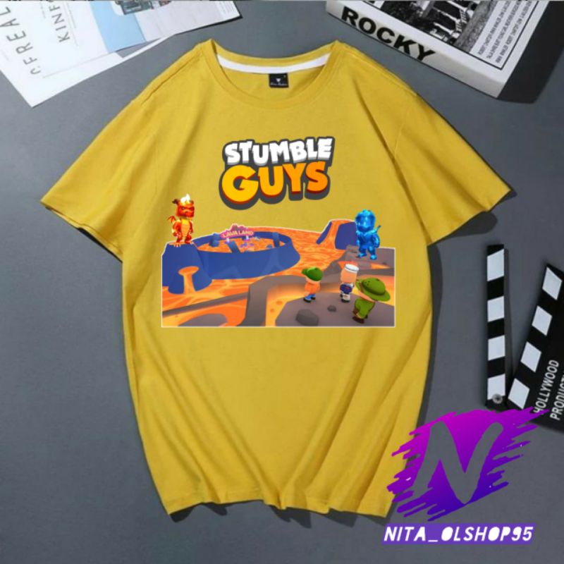 koas anak stumble guys lava land baju stumble guys map lava land