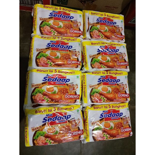 

Mie sedaap isi 5x90gram