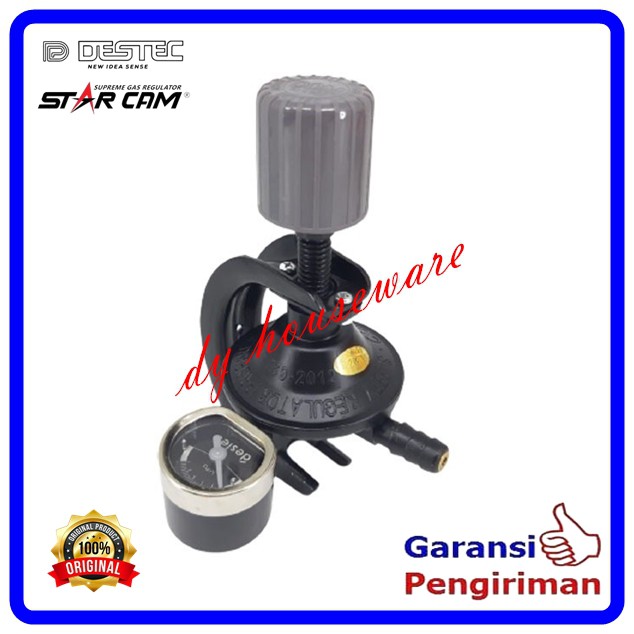 REGULATOR GAS METER PENGAMAN TABUNG GAS DESTEC COM 201-M