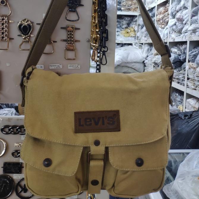 Kanvas Premium Notebook Slempang Pria Tas Kain Tas Levi'S Tsp76817