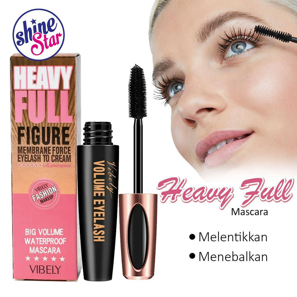 Shine Star - Original Eyelash Mascara Heavy Full Figure 4D Silk Fiber Lash Mascara Pemanjang Bulu Mata Waterproof