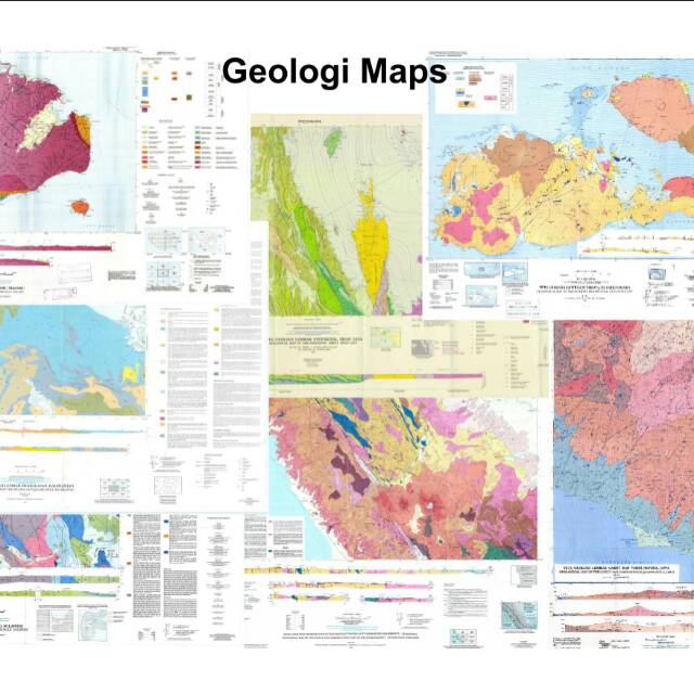 Jual Jual Peta Indonesia Geologi-RBI-LLN-ZEE,-RTRW-IUP-SRTM Digital ...