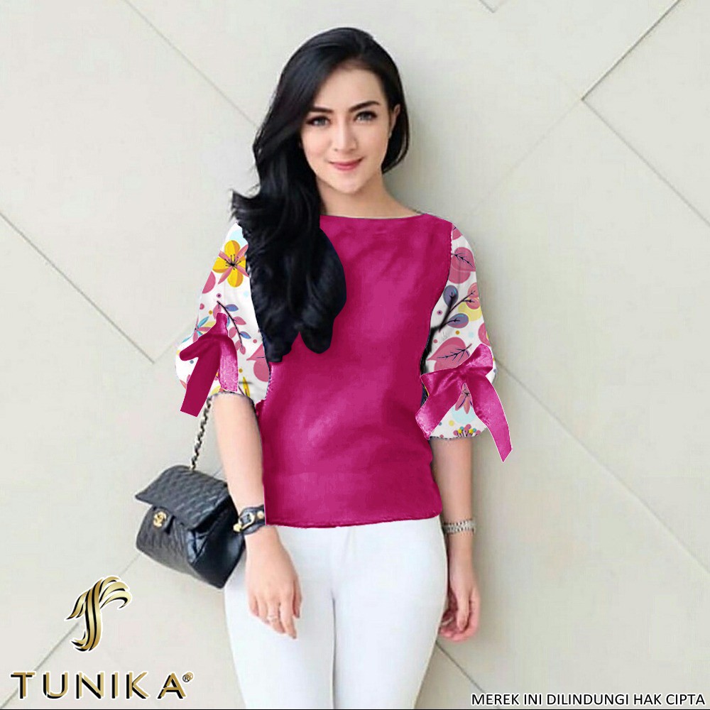 Baju Atasan Wanita - Blouse Jumbo - Baju Blouse Wanita - Bowa 005 - Lexoir-Bowa 005 Fanta