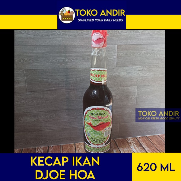 

Kecap Ikan DJoe Hoa Cap Ikan Merah Original 620ml